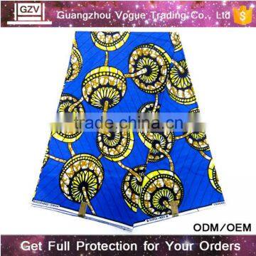 china factory wholesale high quality comfortable dress cord 100% cotton african print rayon fabric