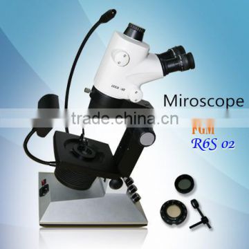 Humanized design indentifying microscope generation 6th FGM-R6S-02 with bright field,dark field,top light and side light