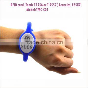 OEM Logo Colorful Silicone Wristbands RFID Bracelets