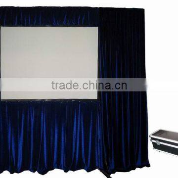 Hot Sale out Door Fast Fold Screen with Portable Bracket movie projector screen