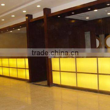 Hot Sale Backlit Artificial Stone polymer countertops