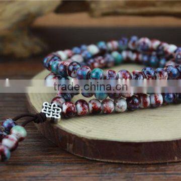 Bead ceramic wristband Bracelet , chaplet bracelet popolar and colors