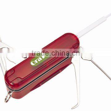 World Innovative All- in -one Portable Dental Instrument Set Travelling Oral Tools Kit With Flash Logo GT0230