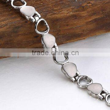 Wholesale China 316l Stainless Steel Metal Friendship Health Bio Magnetic Pure Energy Bracelet photo-5
