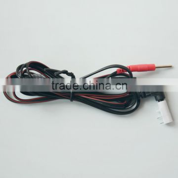 with 2 pin 2.0mm banana jacket Tens unit lead wire for low-frequency device