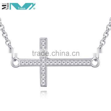 Fashion cross silver jewellery pendant chain necklaces and bracelet