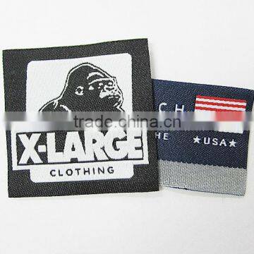 Polyester Colorfuld Damask Quality Brand Name Custom Woven Label