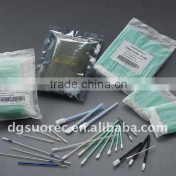 Dust free /Industrial disposable swabs/Microfiber Swabs