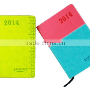 Latest PU leather agenda notebook with Arab