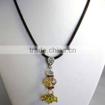 crystal necklace