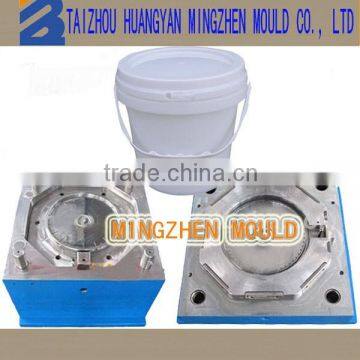 china huangyan 10liter plastic paint bucket lid mould manufacturer