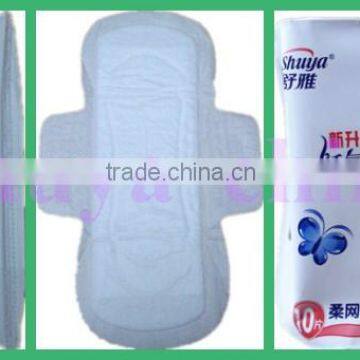 320mm Hot sale negative ion ladies natural sanitary pads