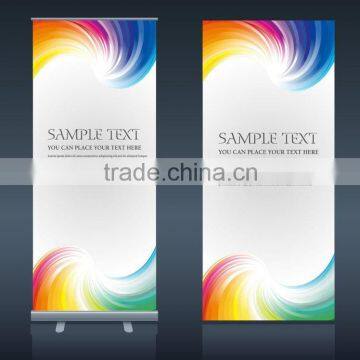 new desgin horizontal roll up banner displays stand