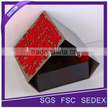 Satin Tray Inside Custom Gift Box With Magnetic Closure photo-3