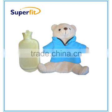 hot water bag with animal plush toy cover -lovely bear