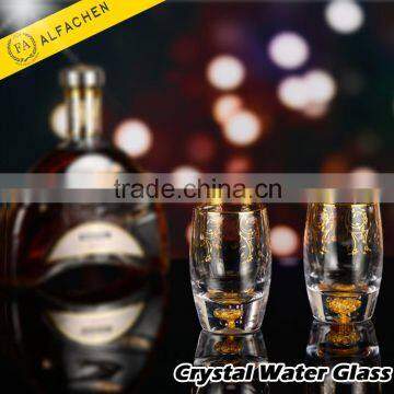 Factory Whisky Tumbler French Fancy Drinking Gold Plated Glassware Sets