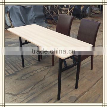 wooden folding dining table/ folding wood table/ wood table dining (F018)