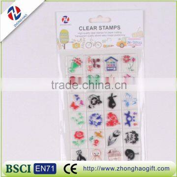 promotional gift clear stamp