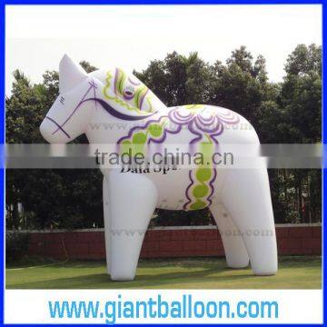 Giant White Inflatable Horse