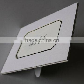 Promotional Gift Put 4x6" Insert Photos Frame Photo White Mat Board photo-3