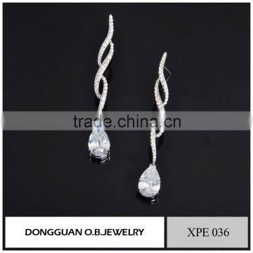 Fashion Imitation Jewellery/brass Earring Jewelry Hanging Stud Earrings photo-4