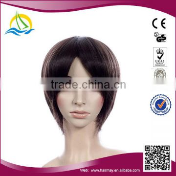 Gold supplier High Temperature Fiber fashion source hair wig