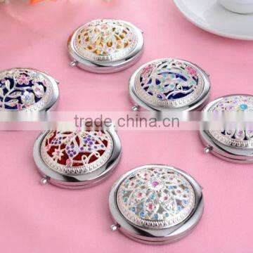 Round Folding Russian Metal Mirror photo-4