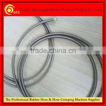 China supplier! PTFE steel wire braided flexible teflon hose of high quality at competitive price!