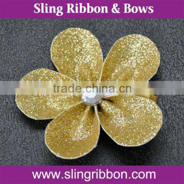 Wholesale Golden Fashion Glitter Hair Bows