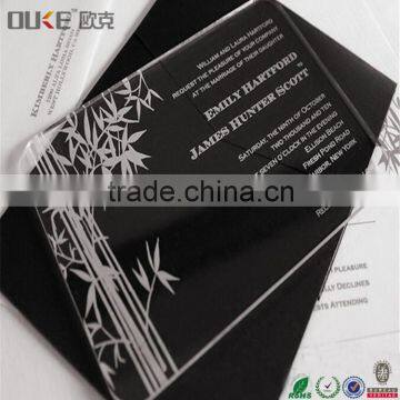 online shopping good quality acrylic invitation for promotion