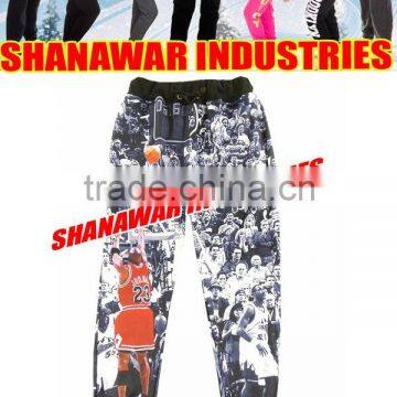 Screen Printing Bottoms/sublimation Trouser/quality Printing Joggers