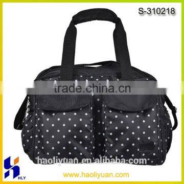 2016 Factory custom polyester baby diaper bag backpack