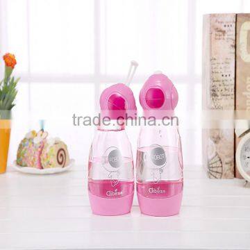 lovely water bottle for child ,baby plastic water bottle