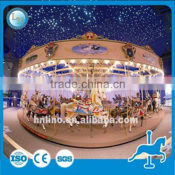 2016 Shop mall carousel games! Amusement park rides 16 seats merry go round carousel horse for sale