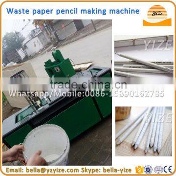 Paper pencil machine to make school pencil,waste paper pencil making machine