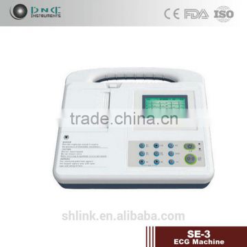 SE-3 Digital 3 channel ECG Machine with CE