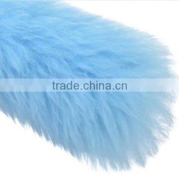 Telescopic Long Handle Blue Fluffy Lamb Wool Duster photo-2