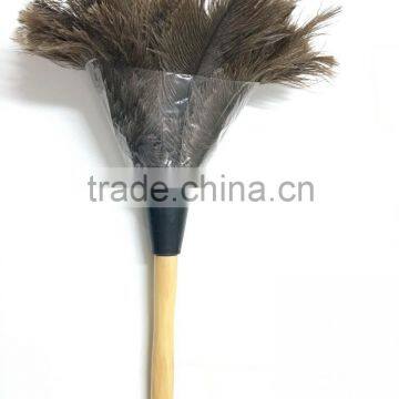 ostrich feather wooden handle duster