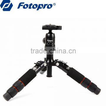 Fotopro lmini metal tripod ,black and silver light stand tripod , aluminum and copper video tripod M-4mini