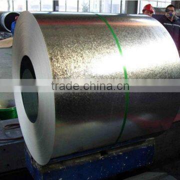 with spangles or skin passed hot dipped galvanized steel coil