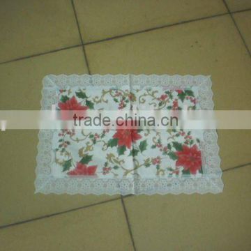 Handmade 100% PVC/vinyl printed table mat