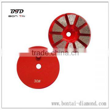 Diamond Tools Concrete Diamond Grinding Shoe Round 10 Segments Diamond Floor Abrasive Grinder Tools