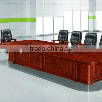 Luxurious wooden conference table