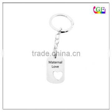 Hot Sale Love carving charm keychain