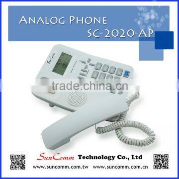 SC-2020-AP Analog Phone Hands-free Caller ID Phone with FSK/ DTMF dual system