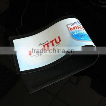 88*25 cm custom Non-woven fabric rubber bar counter mat