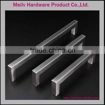 2016 furniture hardware 12X12mm 128mm cabinet stainless steel handles