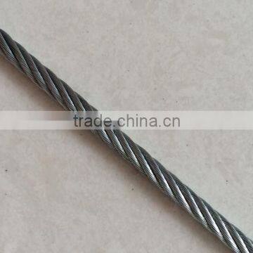 Elevator steel wire rope 9*19S+IWR Diameter 12mm