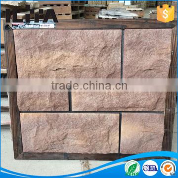 Wholesale brown mushroom surface stone craft cast faux rock tone