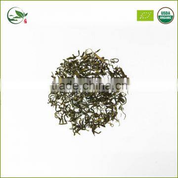 China Green Tea Biluochun ( Pi Lo Chun ), Handmade Natural Refined Green Tea Weight Loss Pyramid Tea Bag photo-3